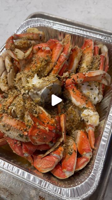 Erica on Instagram: "🦀 THE BEST WAY TO MAKE DUNGENESS GARLIC BUTTER CRAB LEGS 🦀

#howto #crabs #crablegs #Maryland #easyrecipe #easycooking #garlicbutter" Shrimp Crab Lobster Recipes, Crab Leg Butter Sauce, Dungeness Crab Leg Recipes, Frozen Crab Legs How To Cook, Seafood Butter Sauce Recipe, Dungeness Crab Legs, Dungeness Crab Recipes, Crab Boil Recipe, Cooking Crab Legs