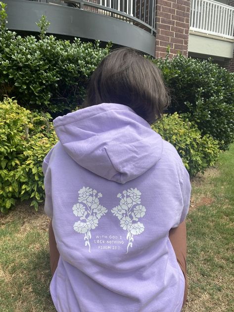 I Lack Nothing, Purple Hoodies, Light Purple Hoodie, I Shall Not Want, Psalm 23 1, The Lord Is My Shepherd, Purple Hoodie, Christian Sweatshirt, Fitness Inspo