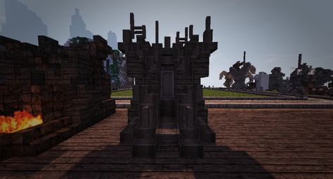 Throne Minecraft Ideas, Minecraft Throne Chair Ideas, Minecraft Throne Design, Minecraft Throne Ideas, Throne Minecraft, Minecraft Throne Room, Chair Minecraft, Minecraft Throne, Throne Design