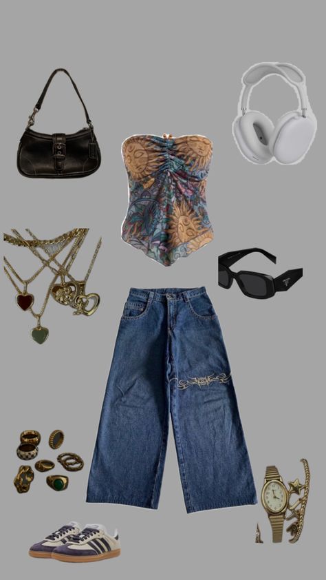 This outfit has a cool, eclectic vibe with elements of vintage and modern streetwear Eclectic Outfit, Eclectic Outfits, Modern Streetwear, Modern Eclectic, Outfit Collage, Street Wear, Collage, Outfit Inspo