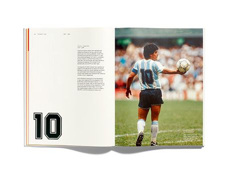 Graphic Design: Rick Banks' new book looks at fonts and football together as one Barcelona Shirt, Football Books, Football Ball, Playing Football, Publication Design, Football Design, Book Layout, Graphic Design Studios, Design Graphique