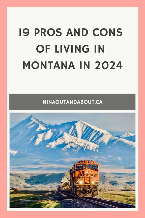 Have you thought about moving to Montana this year? Check out this list of pros and cons of living in Montana before you make this big decision! Living In Montana, Moving To Montana, Miles City Montana, Montana Aesthetic, Montana Living, Usa Bucket List, Montana Homes, Rv Road Trip, Billings Montana