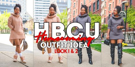 IT’S HBCU HOMECOMING TIME LOOK 1 & 2 Hbcu Homecoming Outfits Tailgate, Clothes Black Women, Hbcu Homecoming Outfits, Hbcu Homecoming, Sweenee Style, Homecoming Outfit, Black Tube Top, Jordan Ones, Homecoming Outfits