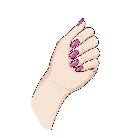 Nails Illustration Design, Nail Illustration Hand, Nail Artist Illustration, Background Fashion Illustration, Nail Illustration, Nails Illustration, Diy Eid Cards, Nail Cover, Baby Shower Return Gifts