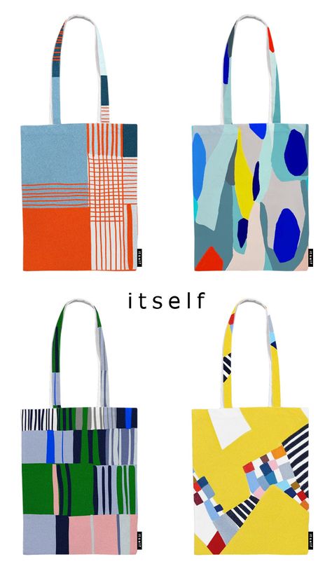 I would like to create a series of tote bags that are like a piece of artwork   i t s e l f  . But looking for manufacturers with high stan... Sacs Tote Bags, Painting Fabric, Painted Bags, Hur Man Målar, Lv Bags, Eco Bag, Bag Ideas, Fabric Bags, Fabric Bag