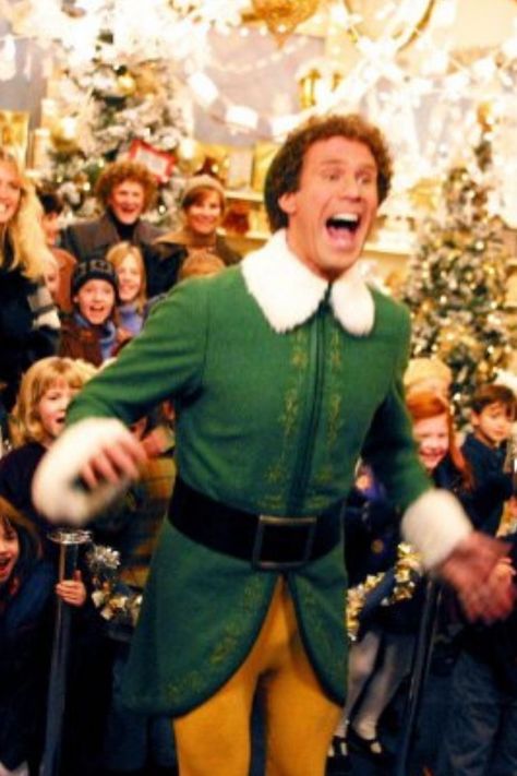 Will Ferrell Elf, Elf 2003, Dark Wedding Theme, Christmas Wallpaper Iphone Cute, Movie Humor, Christmas Films, Nyc Christmas, Elf Movie, Dark Wedding