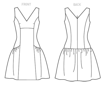 Drop Waist Dress Outfit, Drop Waist Dress Pattern, Dresses Sewing Patterns, Dropped Waist Dress, Sewing Paterns, Dresses Sewing, Family Pjs, Modern Party, Cotton Outfit