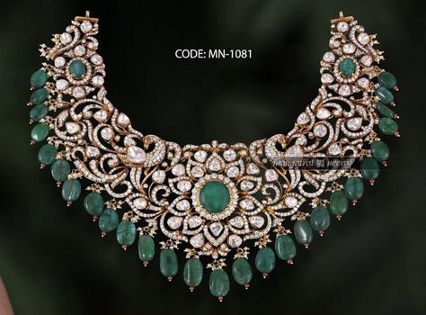 Victoria Jewellery Design Indian, Polka Jewellery, Victoria Jewellery Design, Jewellery Design Indian, Uncut Choker, Maharani Necklace, Victoria Jewellery, Victorian Jewelry Necklace, Bridal Diamond Necklace