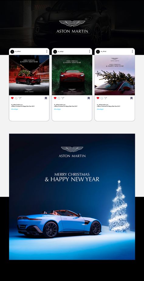 Ezz Elarab New Year Social Media Posts on Behance Christmas Car Ads Creative, New Year Social Media Post Design Ideas, Happy New Year Ads Creative, New Year Posts Social Media, Christmas Car Ads, New Year Social Media Design, Happy New Year Ads, New Year Ads Creative, New Year Creative Ads