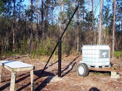 Deer Hanging Station, Deer Cleaning Station, Deer Hoist, Cleaning Station, Deer Hunting, Hunting Fishing, A Tree, Outdoor Furniture Sets, Cool Stuff