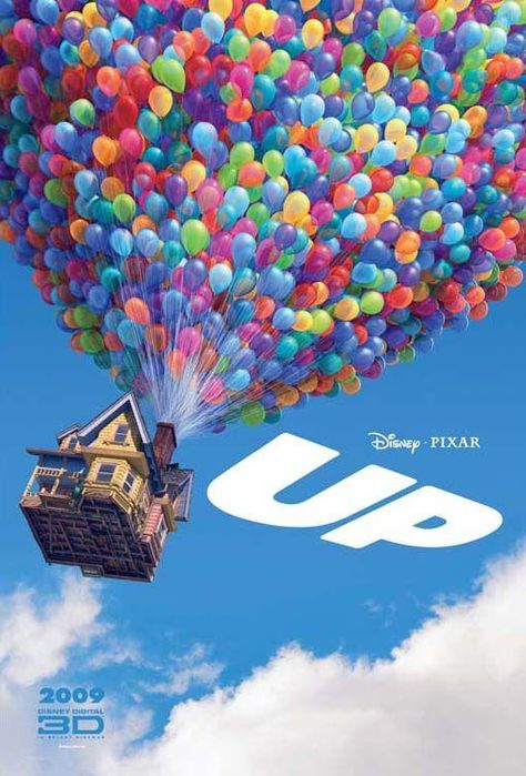 Up Movie Poster Up 2009, Posters Decor, Sf Movies, Up Movie, Movie Poster Frames, Movies Worth Watching, Film Disney, See Movie, Kids' Movies