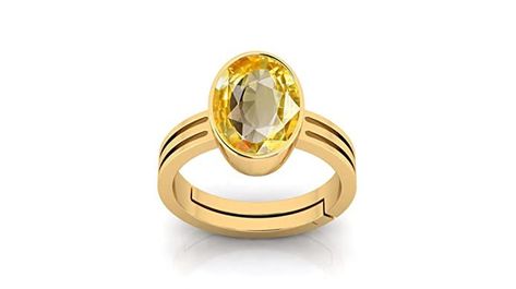 Pukhraj Stone, Ring For Man, Fake Stone, Yellow Sapphire Rings, Free Stuff By Mail, Gold Plated Rings, Precious Gems, Yellow Sapphire, Sapphire Gemstone