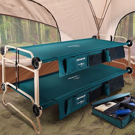 Camping Bunk Beds, Car Camping Essentials, Tent Camping Hacks, Camping Diy, Camping Hacks Diy, Camping Set Up, Camping Set, Camping Bed, Camping Checklist