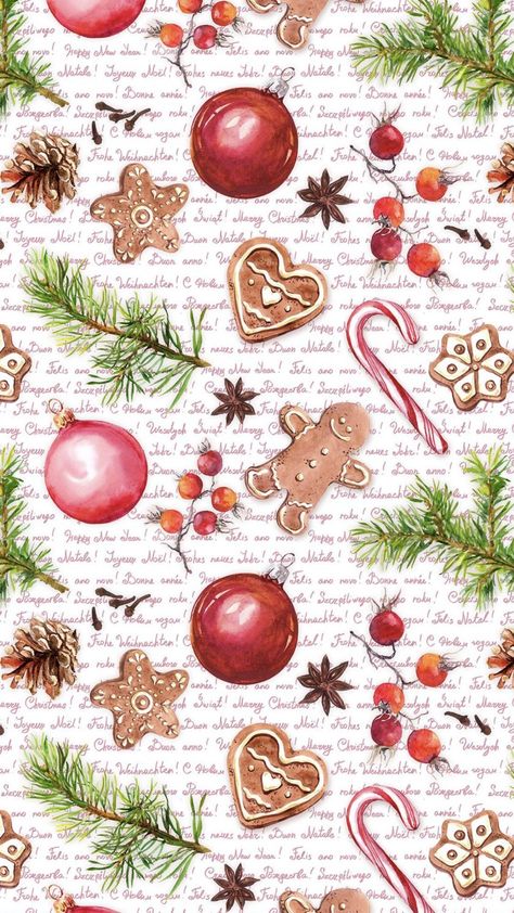 Holiday Script, Dickson Tennessee, Christmas Papers, Cute Christmas Wallpaper, Christmas Phone Wallpaper, Candy Cane Christmas, Watercolor Christmas, Christmas Candy Cane, Fabric Floral