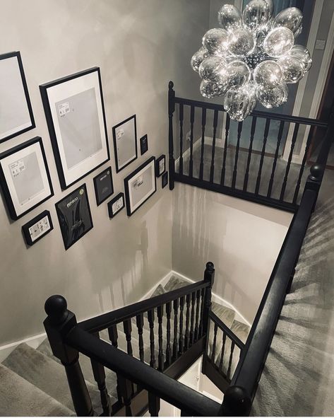 11 Unforgettable Taupe Hallway Ideas For Any Home 5 Hallway Ideas Grey Carpet, Navy And Grey Hallway Ideas, Small Upstairs Hallway Ideas Landing, Black Banister Hallway Ideas, Grey White Hallway, Light Grey Hallway Ideas, Black White And Grey Hallway Ideas, Downstairs Hallway Ideas, Hallway And Stairs Decor