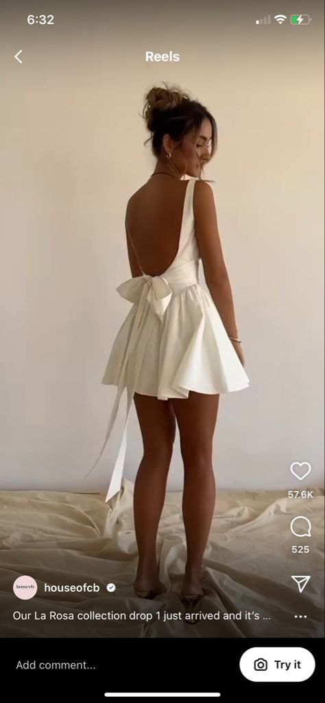 Short Wedding Rehearsal Dress, Couture Short Wedding Dress, A Line Reception Dress, Gala Mini Dress, Short Fancy White Dress, Bow Reception Dress, Reception Dress Wedding Short, Bride Dance Dress, Silk Wedding Reception Dress