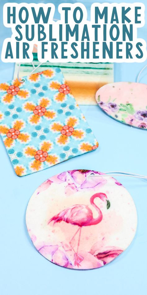 Sublimation Air Fresheners Diy, Sublimation Air Fresheners, Diy Air Freshner, Car Air Freshner, How To Make Photo, Sublimation Gifts, Diy Air Freshener, Sublimation Ideas Projects Inspiration, Country Chic Cottage