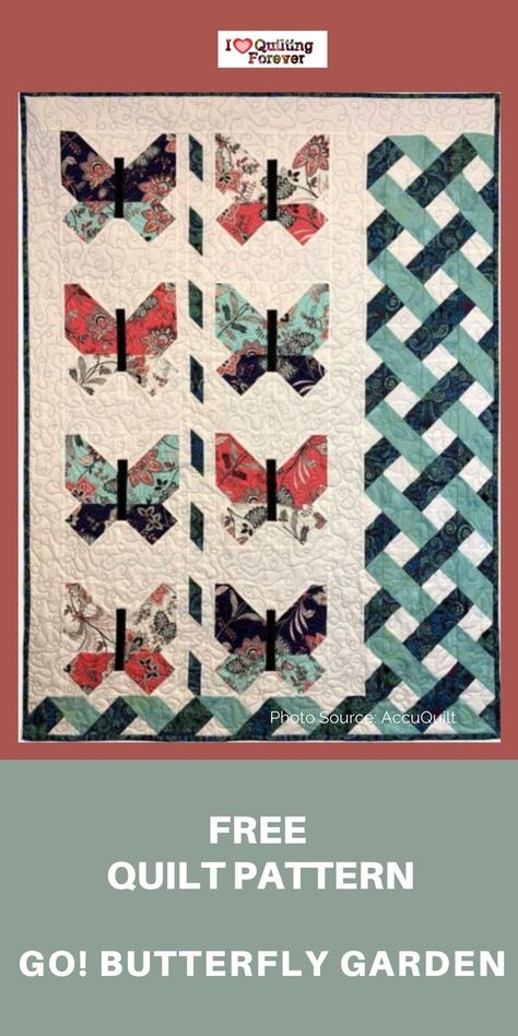 Butterfly Block Quilt Pattern, Dragonfly Quilt Pattern Free, Butterfly Quilting Designs, Free Patchwork Quilt Patterns, Butterfly Quilt Pattern Free, Wall Hanging Quilts Patterns Free, Butterfly Quilts Ideas, Butterfly Quilt Blocks Free Pattern, Quilting Projects Ideas Free Pattern