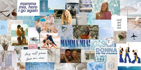 Mamma Mia beach desktop wallpaper collage Mamma Mia Beach, Beach Desktop Wallpaper, Desktop Wallpaper Collage, Greece Wallpaper, Here I Go Again, Greece Art, Desktop Wallpaper Art, Cute Desktop Wallpaper, Wallpaper Collage