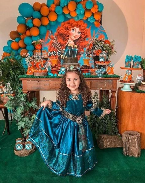 Adele Birthday, Merida Birthday Party, Brave Birthday Party, Brave Movie, Braves Party, Movie Birthday Party, Princess Merida, Disney Birthday Party, Disney Brave