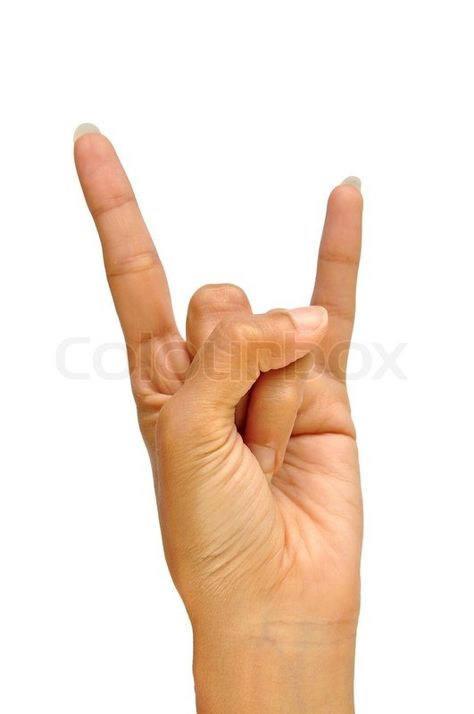 Rock Hand Sign Reference, Rock Hand Sign, Rock And Roll Sign, Rock On Hand, Sign Aesthetic, Rock Hand, Hand Sign, Rock On, Rock Star