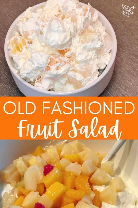 This easy Ambrosia fruit salad recipe is super creamy and packed with fruit! This old-fashioned Southern dessert salad is perfect for Summer! Fruit Salad Recipe Cool Whip, Fruit Salad With Cool Whip, Hawaiian Fruit Salad, Tropical Fruit Salad Recipe, Hawaiian Salad, Hawaiian Fruit, Pizza Fruit, Hawaiian Desserts, Ambrosia Fruit Salad