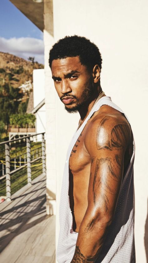 Trey Songz Shirtless, Lil Fizz, Devante Swing, Bowflex Workout, Trey Songs, Pose For Men, Swae Lee, Men 90s, Dave East