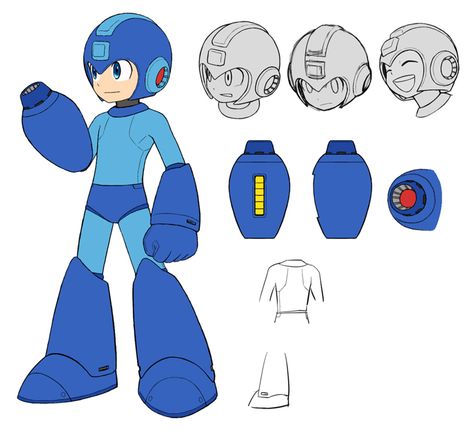 Mega Man Concept from Mega Man 11 #illustration #artwork #gaming #videogames #gamer Man Concept Art, Megaman Art, Mega Men, Cute Drawlings, Mega Man Art, Arte Nerd, Capcom Art, Man Design, Megaman X