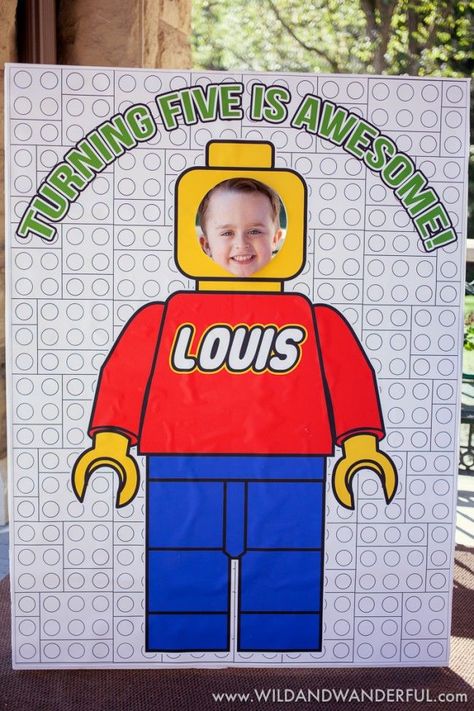 Boys Lego Themed Birthday Party Photo Booth Ideas Ninja Birthday Party Ideas, Lego Party Ideas, Birthday Party For Boys, Lego Party Decorations, Ninja Birthday Party, Recuerdos Primera Comunion Ideas, Lego Themed Party, Ninja Birthday Parties, Ninjago Party