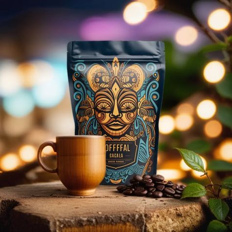 Bokeh-enhanced outdoor photography Coffee Product Photography, Product Photography Inspiration, Coffee Social, Food Product Photography, Coffee Package, Coffee Product, Coffee Pack, Mushroom Coffee, Food Product