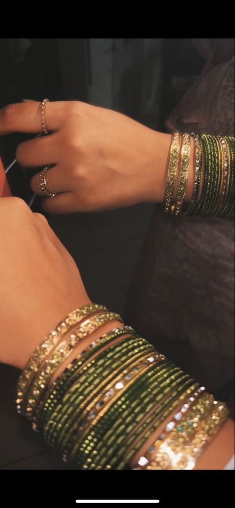 Desi Indian aesthetic | bangles | south asia Pakistani Bangles Aesthetic, Green Bangles Aesthetic, Indian Green Aesthetic, Indian Cottagecore Aesthetic, Desi Eid Aesthetic, Desi Bangles Aesthetic, Churiyan Bangles Aesthetic, North Indian Aesthetic, Green Desi Aesthetic