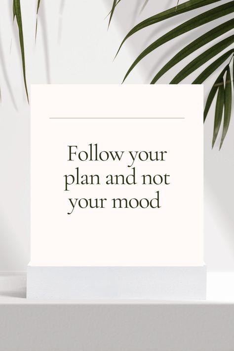 Follow Your Plan Not Your Mood Wallpaper, Follow Your Plan Not Your Mood, Unbothered Quotes Facts, Life Captions For Instagram, Unbothered Quotes, Life Captions, Ipad Icons, Quotes Facts, Mind Health