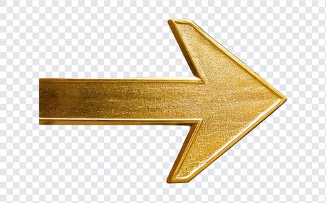 Left Side Gold Arrow PNG Arrow Png, Arrow Clipart, Curved Arrow, Gold Png, Gold Arrow, Mockup Downloads, Red Arrow, Graphic Elements, Design Image