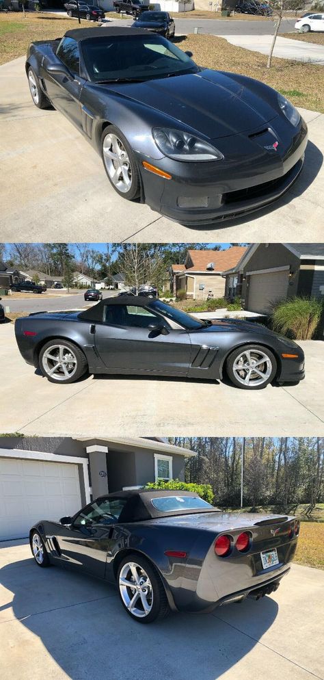 flawless 2010 Chevrolet Corvette Grand sport Convertible 2010 Corvette, Corvette 2005, Corvette Grand Sport, Corvette Convertible, Chevy Corvette, Coast To Coast, Chevrolet Corvette, Leather Seat, Cool Cars