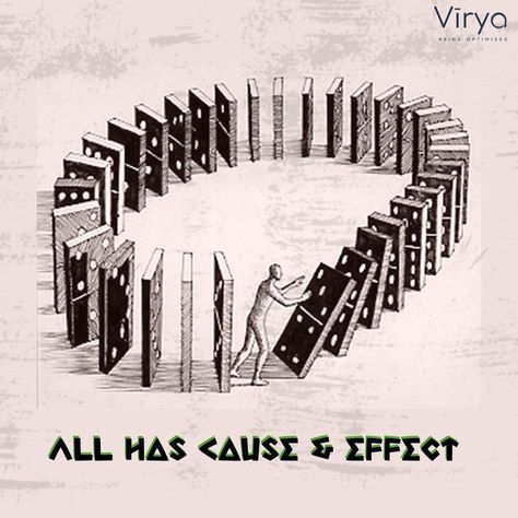 All had Cause & Effect Consciousness is the medium that creates causality. The cause & effect flow is Pure Consciousness > Mind > Brain > Body > Behavior > World. Its effect becomes measurable or actual, But at the Cause state it is Formless, unbounded - #nomind #Kybalion Cause And Effect Tattoo, Pure Consciousness, Healthy Liver Diet, Essential Yoga Poses, Cause Effect, Importance Of Mental Health, Liver Diet, Effective Workout Routines, Body Workout At Home