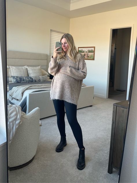 Oversize Pullover Sweater curated on LTK Leggings Outfit Maternity, Sweater Leggings Outfit, Sweater Leggings, Oversized Pullover Sweaters, Xmas Photos, Oversize Pullover, Baby Wall, Nordstrom Sale, Leggings Outfit