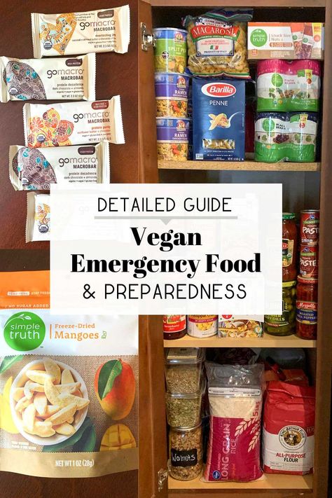 Vegan Emergency Guide - what canned goods and pantry staples you should stock up on. Vegan Pantry Staples, Vegan Coffee Creamer, Preppers Pantry, Diet Diary, Vegan Pantry, Emergency Food Supply, Canned Goods, Emergency Preparation, Natural Disaster