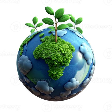 AI generated World Map Green Planet Earth Day or Environment day Concept. Planet Earth Day, Green Planet, Environment Day, Youtube Banners, Logo Banners, Nature Backgrounds, Marketing Design, Heart With Arrow, Custom Illustration