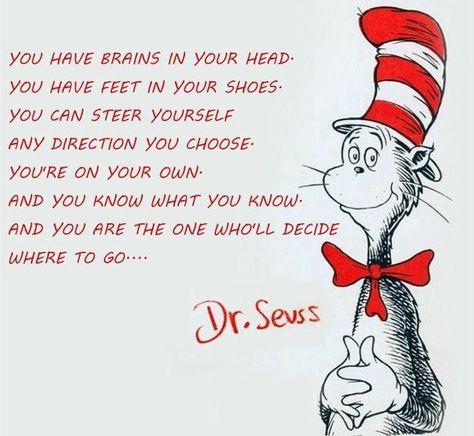 Dr Seuss Writing, Dr. Seuss, Believe In Yourself Quotes, Dr Seuss Quotes, Seuss Quotes, Vinyl Quotes, Create Your Own Quotes, School Quotes Funny, Nice Quotes