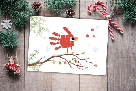 Tweet the season's greetings with our Robin Cardinal Bird Handprint Craft! 🐦✨ Engage in a heartwarming hand and footprint DIY craft, perfect for babies and toddlers. Capture the essence of the season with our Christmas Xmas printable handprint art, creating a delightful keepsake that doubles as a precious memory. Share the joy of winter crafting with this adorable and meaningful keepsake! ❄️👶 #ChristmasCrafts #HandprintArt #DIYCraftKeepsake Red Bird Handprint Craft, Christmas Handprints, How To Make Magic, Footprint Craft, Handprint Craft, Cardinal Bird, Cardinal Birds, Handprint Art, Season's Greetings