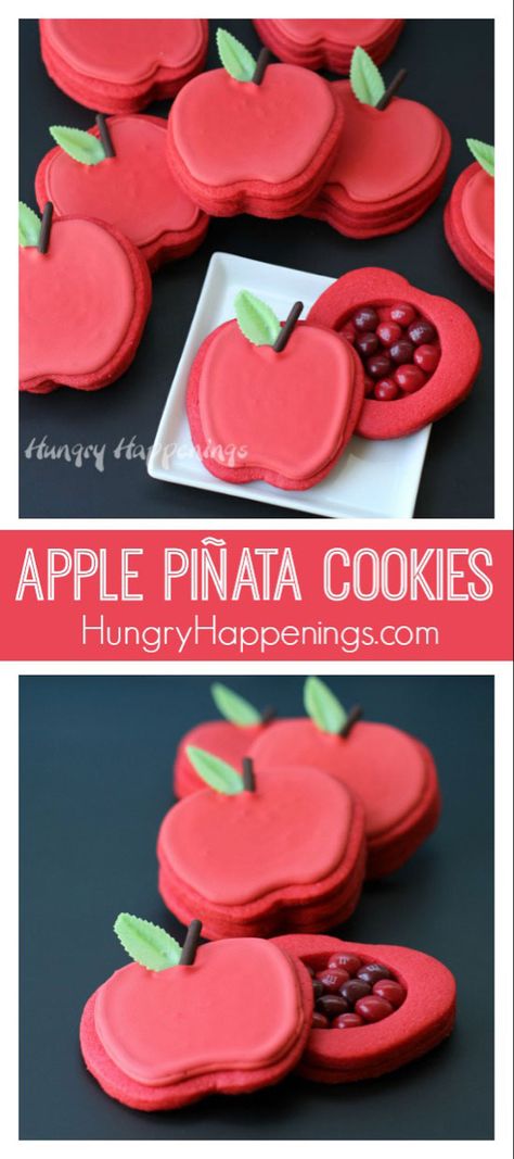 Piñata Cookies, Pinata Cookies, Rice Crispy Treat, Cupcake Tutorial, Apple Cookies, Creative Recipes, Edible Crafts, Best Party Food, Creative Cupcakes