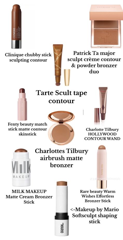 Cheap Contour Stick, Fenty Bronzer Stick, Fenty Beauty Bronzer Stick, Cream Contour Products, Contour Products Best, Good Contour Products, Bronzer Makeup Products, Best Bronzer Stick, Makeup By Mario Contour Stick