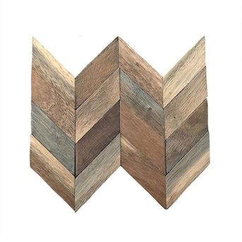 Wood Wall Tiles, Rustic Tile, Into The Wood, Wood Accent Wall, Wood Mosaic, Mosaic Wall Tiles, Wood Look Tile, Decorative Wall Panels, Wood Detail