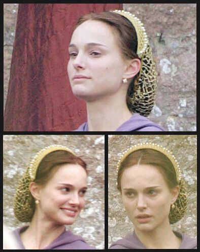 Snood... Although I can't stand Natalie Portman, I do like this head dress. Vintage Snood Hairstyle, Anne Boleyn Headpiece, Medieval Veil Pattern, Natalie Portman Anne Boleyn, Medieval Head Coverings, Medieval Hairnet, Snood Pattern, Medieval Hats, Hair Snood