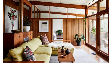 Wooden Paneling, Mid Century Modern Interior Design, Mid Century Interior, Mid Century Living, Mid Century Modern Living, Mid Century Modern Interiors, Interior Modern, Design Del Prodotto, The Design Files