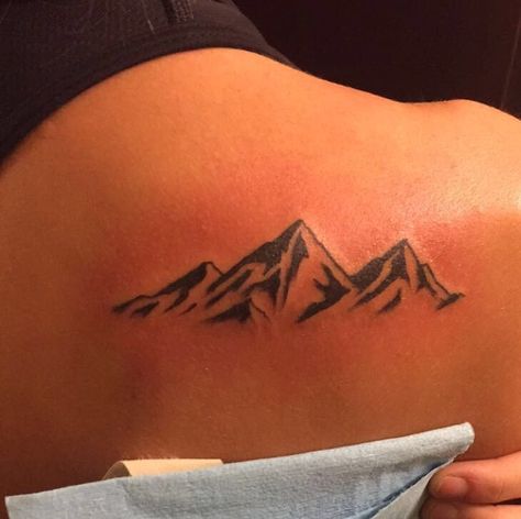 Mountain tattoo done in Louisville, CO Busch Mountain Tattoo, Coors Mountain Tattoo, Busch Light Mountains Tattoo, Coors Light Mountains Tattoo, Coors Light Tattoo, Busch Light Tattoo, Colter Wall Tattoo, Colorado Mountain Tattoo, Colorado Mountains Tattoo