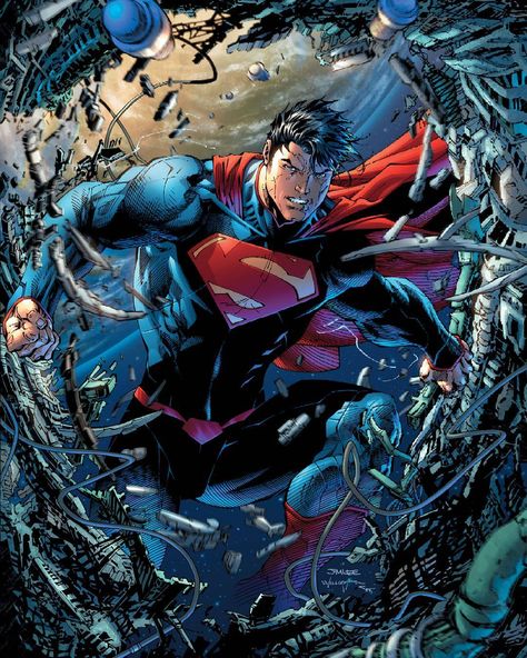 Superman Unchained 1 Cover. #superman #supermanvillain #dccomics #dc #comics #thenew52 #new52 #scottsnyder #jimlee #wraith #sonofkrypton #LastSon #ClarkKent #supermancomics Jim Lee Superman, Superman Hd Wallpaper, Art Dc Comics, Superman Suit, Superman Wallpaper, Dc Comics Wallpaper, Superman Man Of Steel, Superman Art, Superman Comic