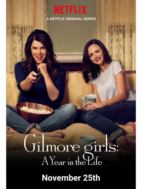 IT IS NOT A DRILL, I REPEAT IT IS NOT A DRILL. Gilmore Girls will be back in our hearts and homes on Friday, 25 November, 2016, and the world will be a better place for it. It is the one show that I watched on tv … Gilmore Girls Netflix, Gilmore Girls Episodes, Gilmore Girls Characters, Watch Gilmore Girls, Gilmore Girls Seasons, Gilmore Girls Fan, Gilmore Girl, Lauren Graham, Hugh Grant