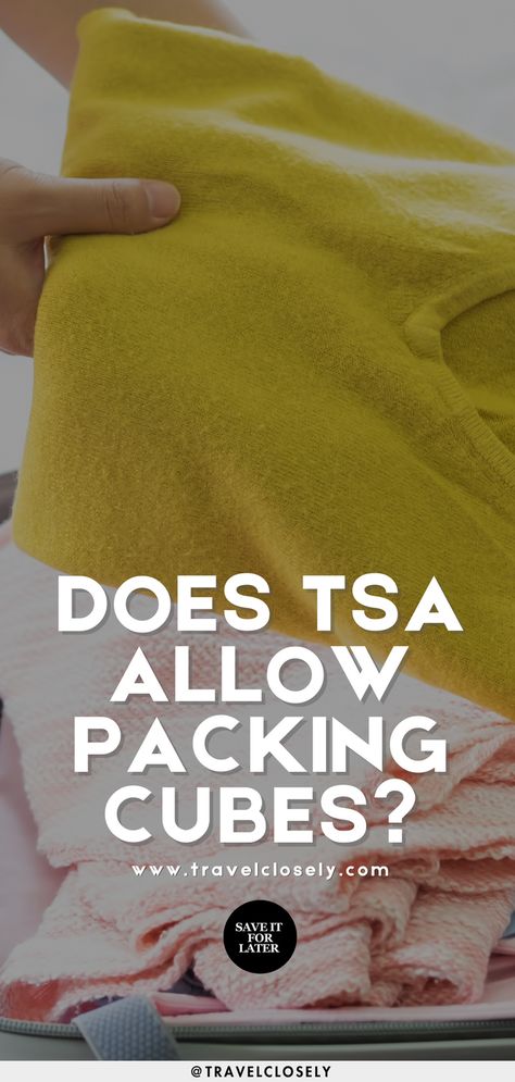 TSA Travel Tips: Packing Cubes Are Your Friend Packing cubes aren’t just for neat packing – they’re TSA-friendly too! Find out why these compact organizers are a must-have for efficient travel and easy airport security. Using Packing Cubes, Budget Calculator, Travel Tips Packing, Small Suitcase, Airport Security, Checked Luggage, Luggage Straps, Accessories To Make, Packing Cubes