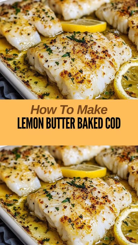 Ingredients: 2 lb cod fillet (or any white fish) ¼ cup butter or margarine 2 tbsp lemon juice... Cod Loin Recipes, White Fish Recipes Healthy, Butter Baked Cod, White Fish Recipes Baked, Cod Fish Recipes Baked, Baked Cod Fillets, How To Cook Cod, Lemon Baked Cod, Oven Baked Cod